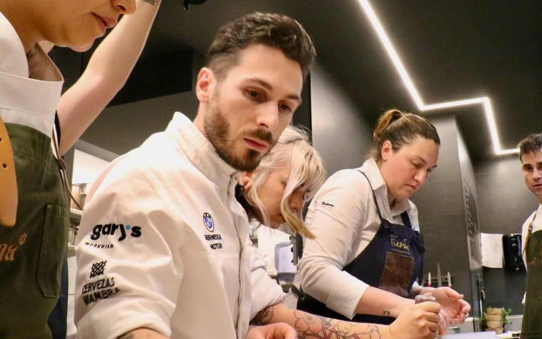 María José Martínez llevó la cocina de Lienzo* (Valencia) a MU.NA (Ponferrada)