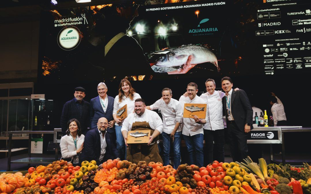 María José Martínez, chef del Rte. Lienzo* gana el IV Premio Sostenibilidad Aquanaria Madrid Fusión Alimentos de España.